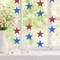 Star Garland, 4 Pack Red White and Blue Star Decorations for 4th of July Patriotic Decor Flag Day Independence Day Memorial Day Labor Day Veterans Day President's Day Party